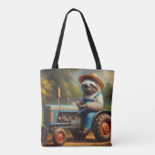 luiaard tote bag (Achterkant)