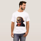 Luiaard Vampier Klassiek T-Shirt (Voorkant volledig)