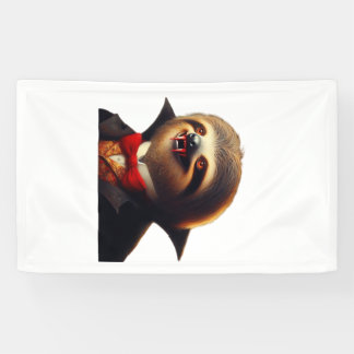 Luiaard Vampier Klassiek T-shirt Spandoek