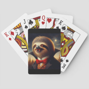 Luiaard Vampier Pokerkaarten