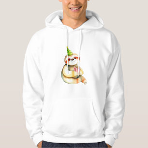 Luiaard verjaardagscadeau cute grappige gelukkige hoodie