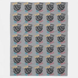 Luiaard Vliesdeken Fleece Deken