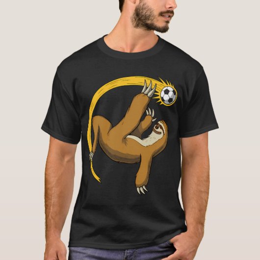 Luiaard Voetballer T-shirt (Voorkant)