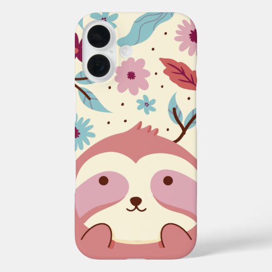 Luiaard Vreedzaam Oerwoud Case-Mate iPhone Case (Achterkant)