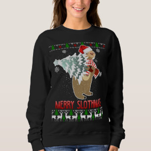 Luiaard Vrolijk Slothmas Lelijke Kerstmis Pyjama Trui