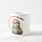 Luiaard- Vul uw beker nu opnieuw Koffiemok (Voorkant links)