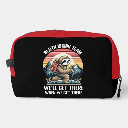 Luiaard Wandelavontuur Toilettasje (Voorkant)