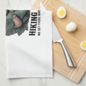 Luiaard Wandelgroep Funny Camping Theedoek (Quarter Fold)