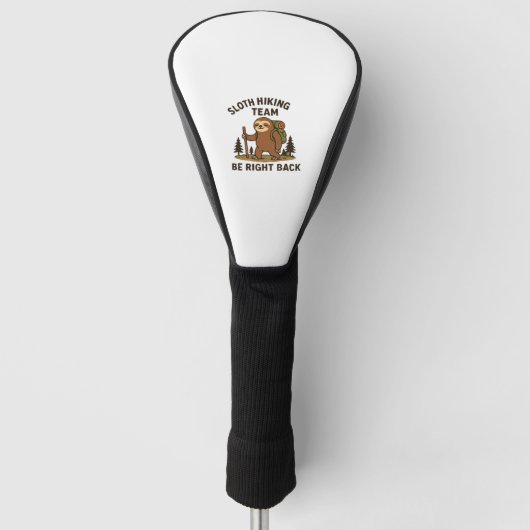 Luiaard Wandelteam � Kom Erachter Grappige Luiaar Golfheadcover (Voorkant)