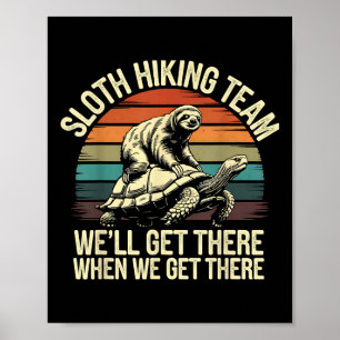 Luiaard Wandelteam Nou Daar Toen We Daar Grappig W Poster