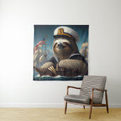 luiaard wandkleed (In situ)