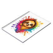 Luiaard Waterverf Notitieboek (Linkerzijde)