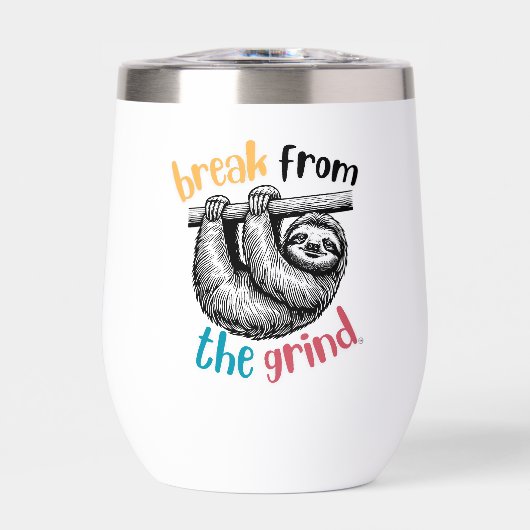 Luiaard Wijn Tumbler (Voorkant)