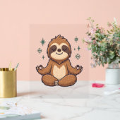 Luiaard Yoga Luiaard Acryl Bord (Huwelijk)