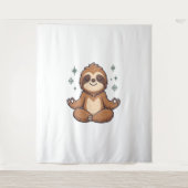 Luiaard Yoga Luiaard Wandkleed (Voorkant)