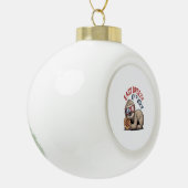 Luiaard Zonnebloem 4 juli Keramische Bal Ornament (Links)