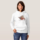 Luiaardachtige Kerstmis Hoodie (Voorkant volledig)