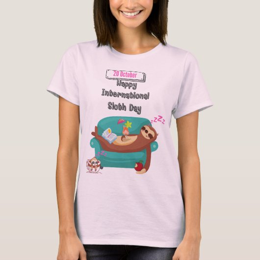 luiaardervaringsdag t-shirt (Voorkant)