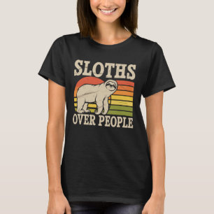 Luiaards Boven Mensen Grappige Luiaard Dier T-shirt
