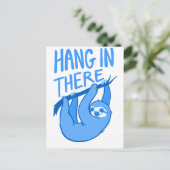 Luiaards hangen daar briefkaart (Staand voorkant)