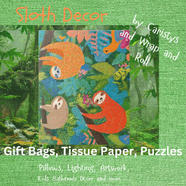 Luiaards hangen in de bomen poster