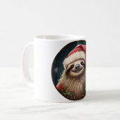 Luiaards Kerstmis Koffiemok (Voorkant links)