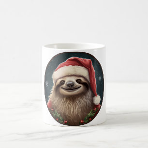Luiaards Kerstmis Koffiemok