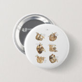 Luiaards Klassiek Ronde Button 5,7 Cm (Voorkant /achterkant)