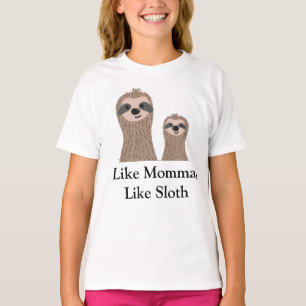 Luiaards Luiaard Cadeau Meisjes T-shirt