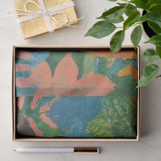 Luiaards rondhangen in bomen tissuepapier (Geschenk)