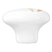 Luiaards schattige grillige waterverf art deurknop keramische knop (Zijkant)