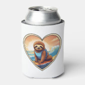 luiaards surfen blikjeskoeler (Blikje Voorkant)