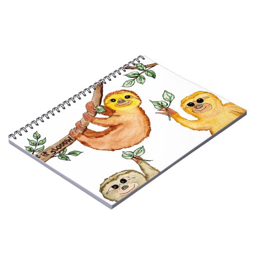 Luiaards zeggen: Slow Down! Notitieboek (Linkerzijde)