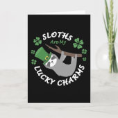 Luiaards Zijn Mijn Geluksbrengers Cadeau Voor Luia Kaart (Voorkant)