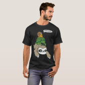 Luiaardschildpad Slak Rugdieren Rennen jongen T-shirt (Voorkant volledig)
