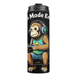 Luiaardsmodus Ingeschakeld Lui Grappig Chille Vibe Thermosbeker