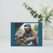 luiaarmonteur briefkaart (Staand voorkant)