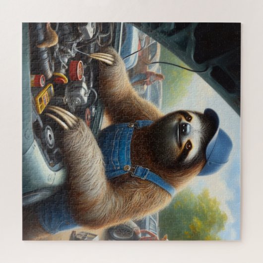 luiaarmonteur legpuzzel (Horizontaal)