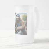 luiaarmonteur matglas bierpul (Voorkant rechts)