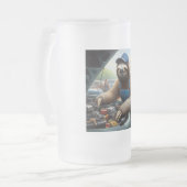 luiaarmonteur matglas bierpul (Voorkant links)