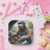 luiaarmonteur papieren bordje (Feest)