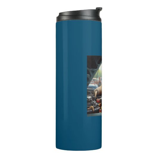 luiaarmonteur thermosbeker (Gedraaid links)