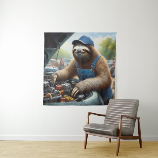 luiaarmonteur wandkleed (In situ)