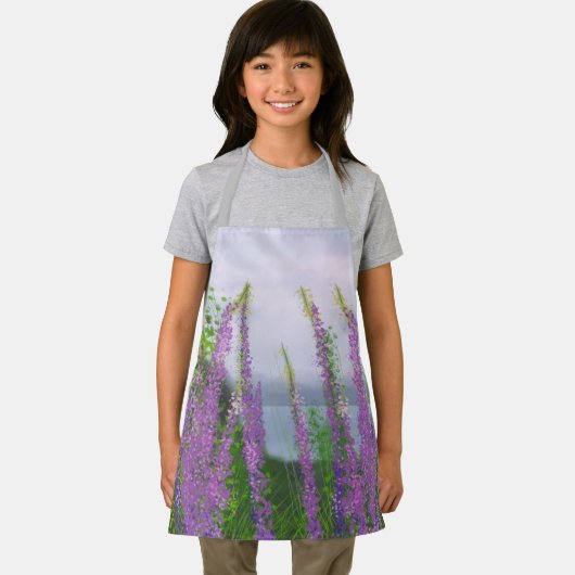  luibloemen door het kleine Schort van het meer (Insitu)