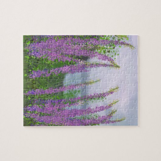  luibloemen door het meer legpuzzel (Horizontaal)