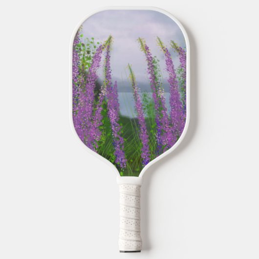  luibloemen door het meer pickleball paddle (Voorkant)