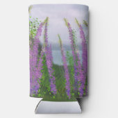 luibloemen door het meer seltzer blikjeskoeler (Achterkant)