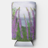 luibloemen door het meer seltzer blikjeskoeler (Voorkant)