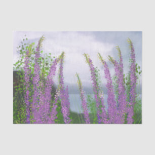 luibloemen door het meer tissuepapier