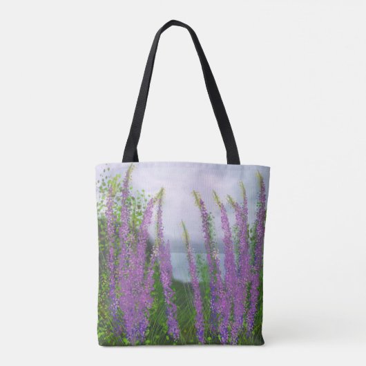  luibloemen door het meer tote bag (Achterkant)